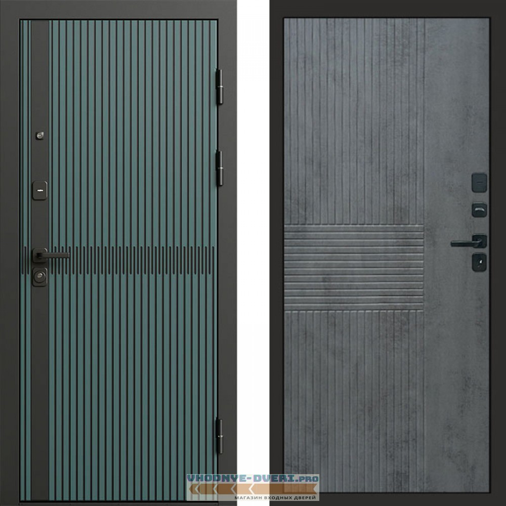 Termo Door ГРАУНД Velutto Verde Бетон Мастино Бетон темный